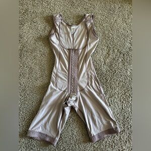 Ann Chery Light Beige Waist Trainer Shapewear Bodysuit XL
